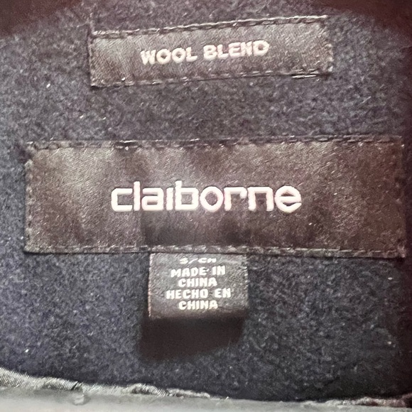 Brand New wool peacoat with Gold Anchor accented Buttons by Liz Claiborne - Picture 8 of 8